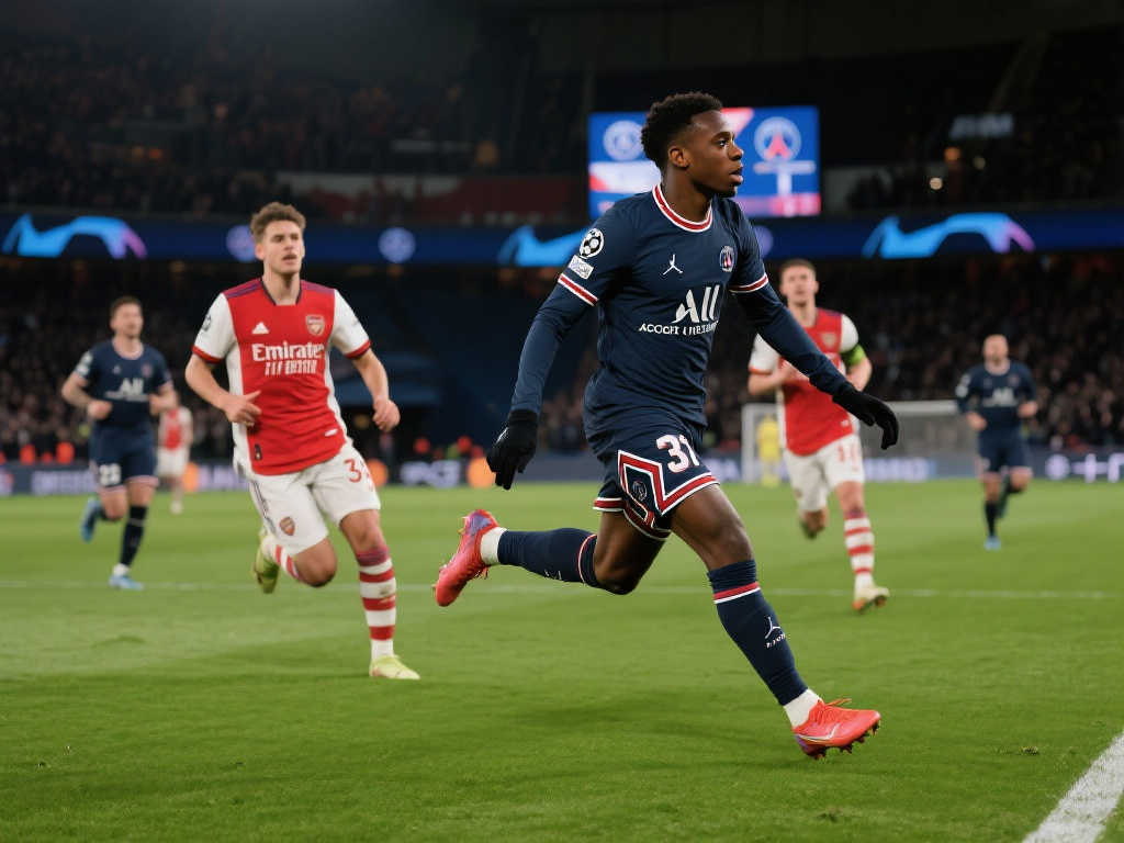 3-1！登贝莱书写队史新篇，巴黎两胜阿森纳，塔帅无奈叹息